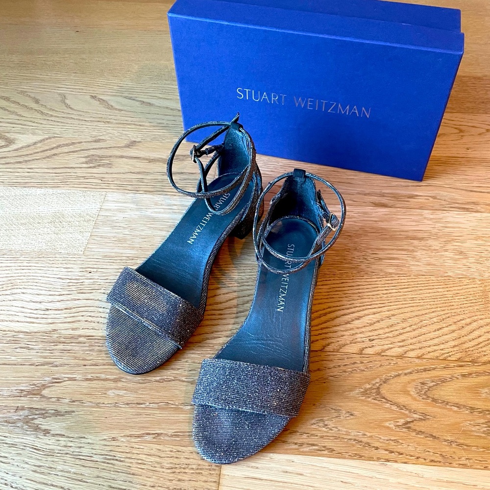Stuart Weitzman Silver/Gold Sandals